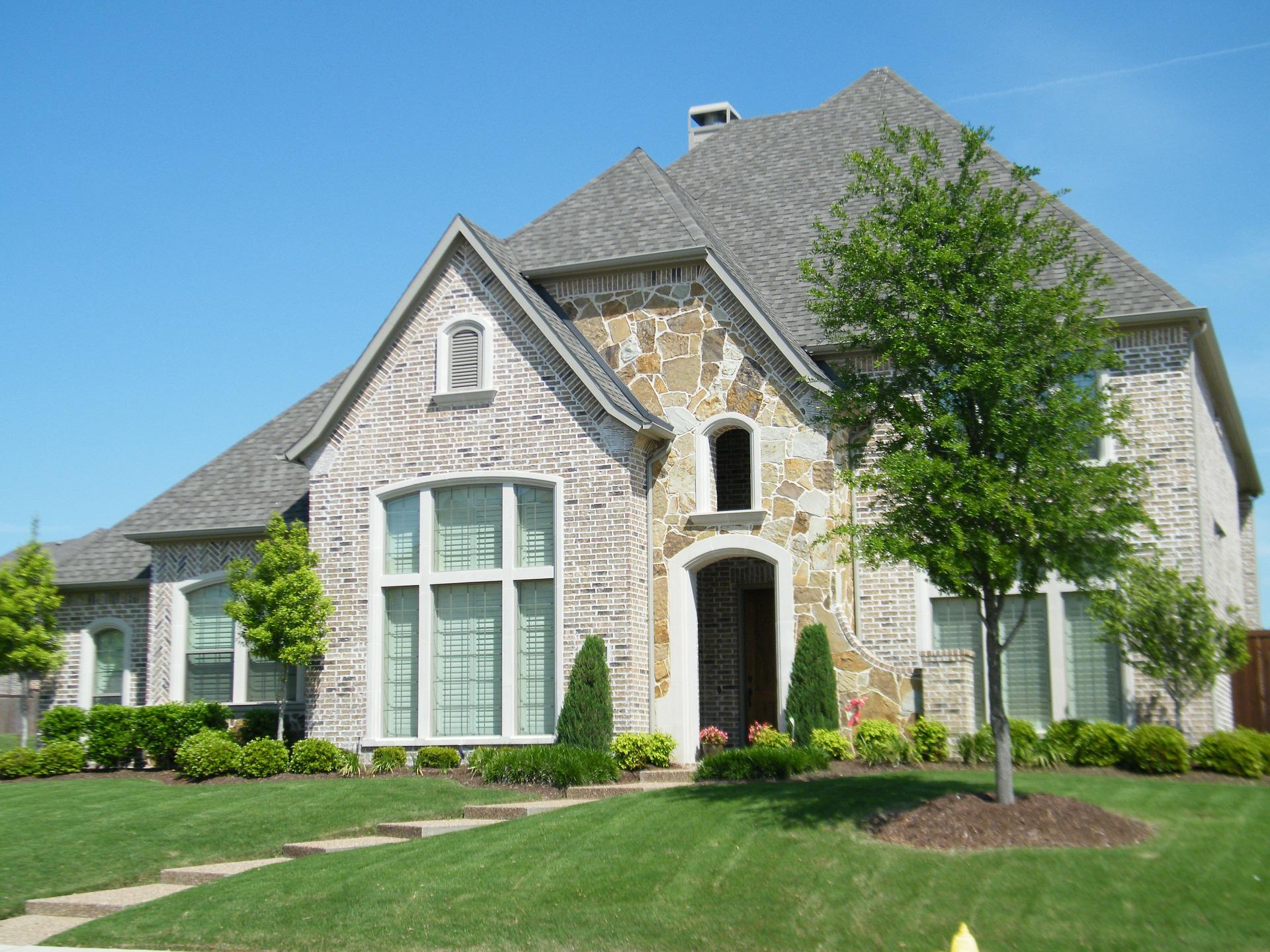 Residence with Beautifully Maintained Front Lawn